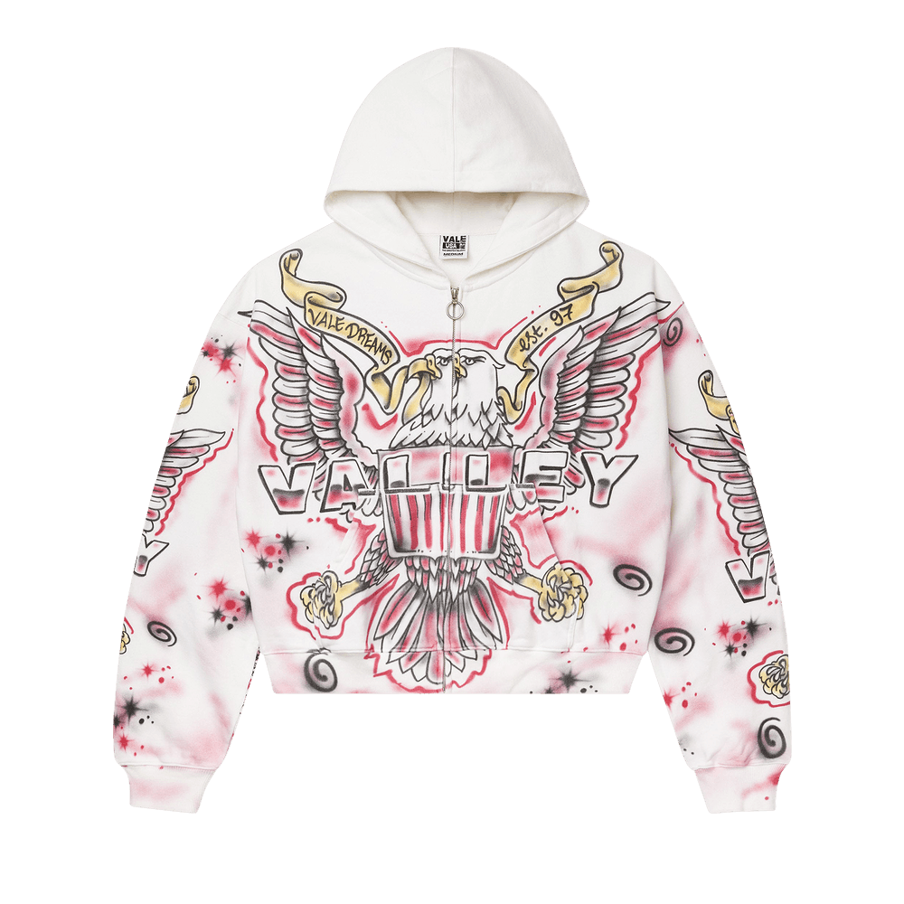 【SCULPTOR】Flag Track Zip-Up White Flag Track Zip-Up White – Sculptor