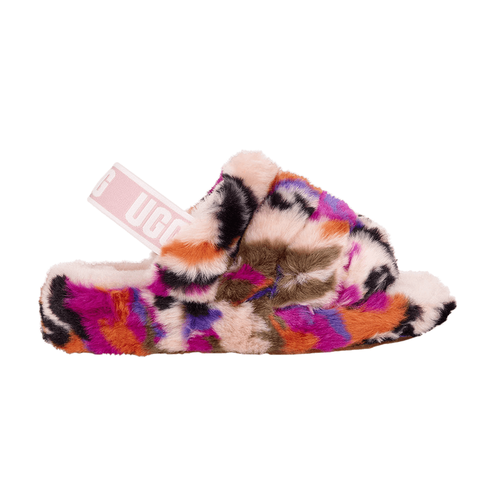 Buy UGG Wmns Fluff Yeah Logo Slide 'Multi-Color' - 1103865 MULT | GOAT