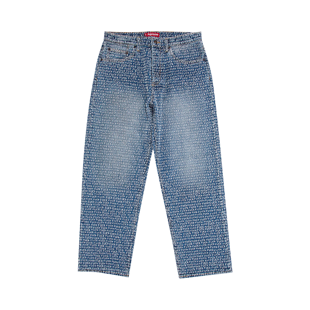Buy Supreme Fuck Stitch Loose Fit Jean 'Blue' - SS25P75 BLUE