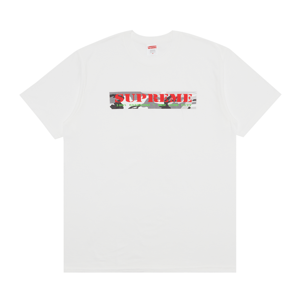 Supreme 2025SS Hard Core Tee ホワイト M Supreme シュプリーム 2025SS Hardcore Tee ハードコア Tシャツ