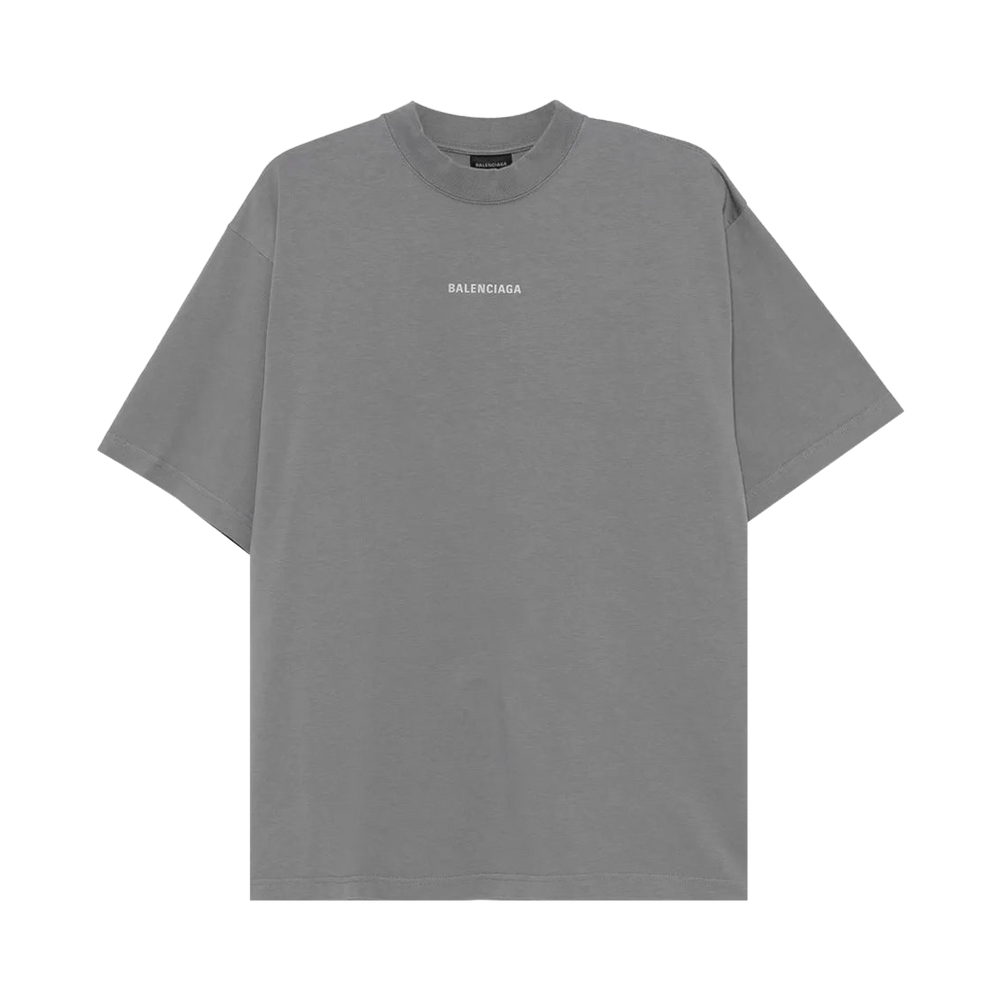 Buy Balenciaga Back Reflective Medium Fit T-Shirt 'Grey/Reflective