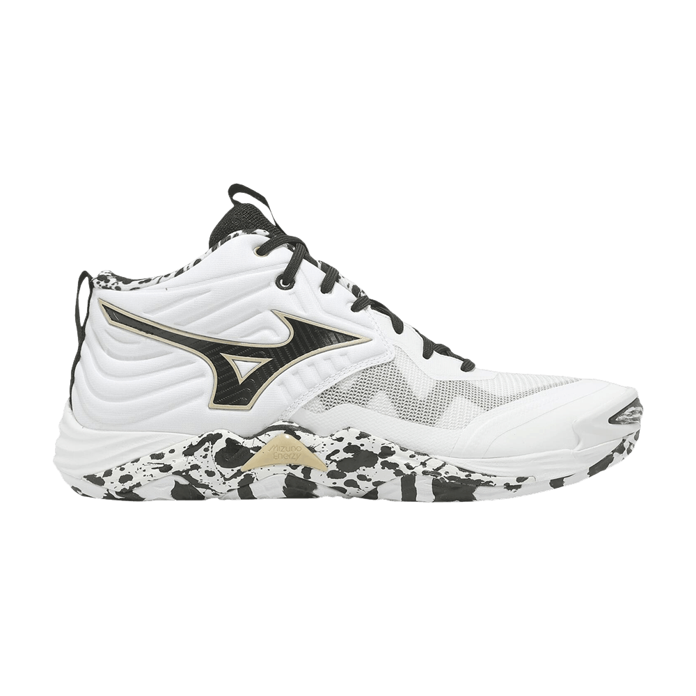 Buy Mizuno Wave Momentum Elite Mid 'White Black' - V1GA251741 | GOAT