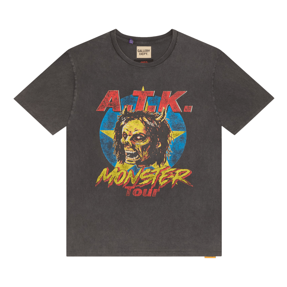 Buy Gallery Dept. ATK Monster Tour Tee 'Vintage Black' - ATKM