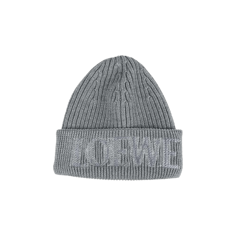 Buy Loewe Wool Beanie 'Grey' - F540257X23 1120 | GOAT