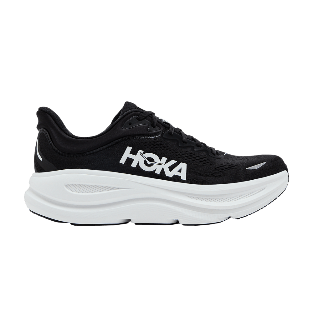 HOKA Bondi 9 Black White