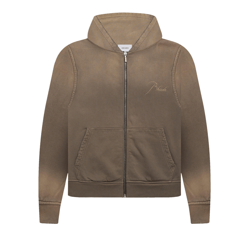 Buy Rhude Zip Up Hoodie 'Elephant' - PF23HO07150003 | GOAT