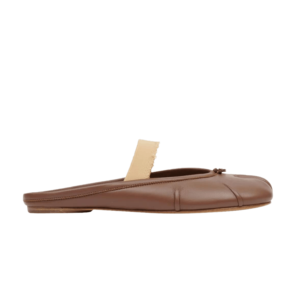 Buy Maison Margiela Wmns Tabi Elastic Band Mule 'Warm Coffee Nude