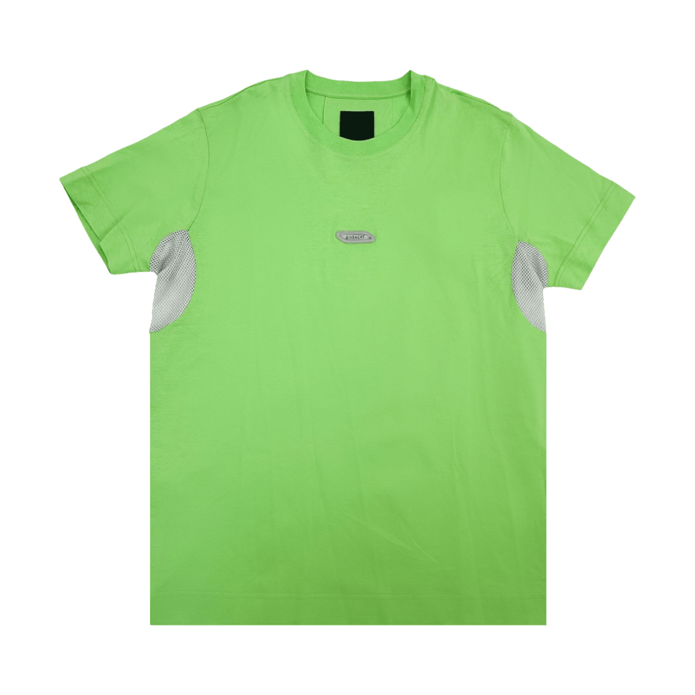 Buy Givenchy Logo Crewneck Short-Sleeve T-Shirt 'Bright Green