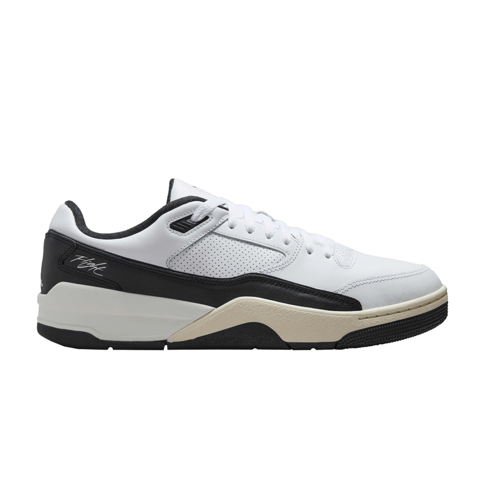 Jordan Flight Court White Sail Black