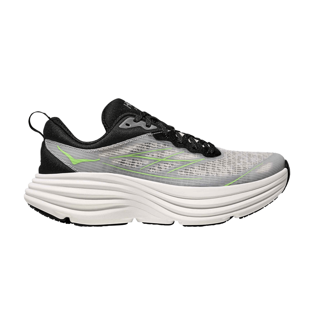 Hoka Bondi 8 Caged Stealth Tech Pack - White Tart Apple