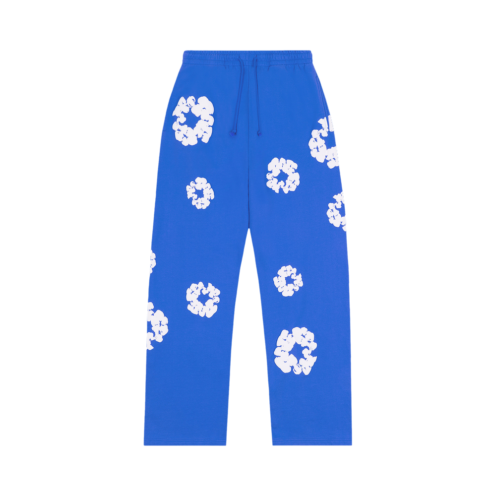 Buy Denim Tears Cotton Wreath Baggy Sweatpants 'Blue