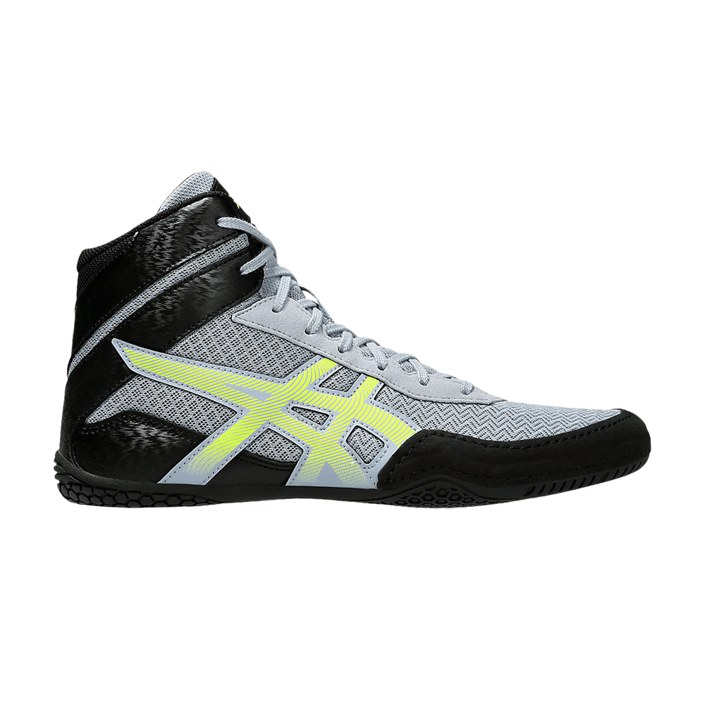 Asics Matcontrol 3 Grey Blue Safety Yellow