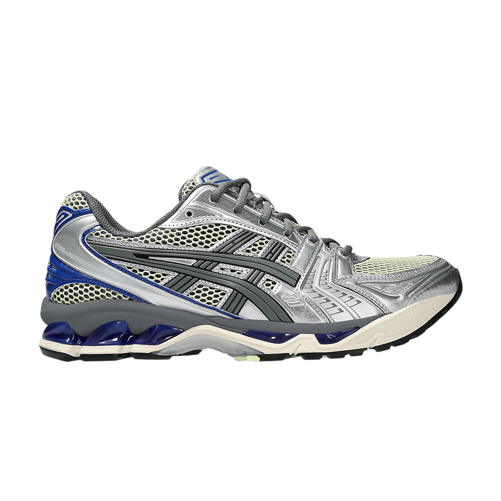 Asics Gel Kayano 14 Soft Yellow Silver Blue