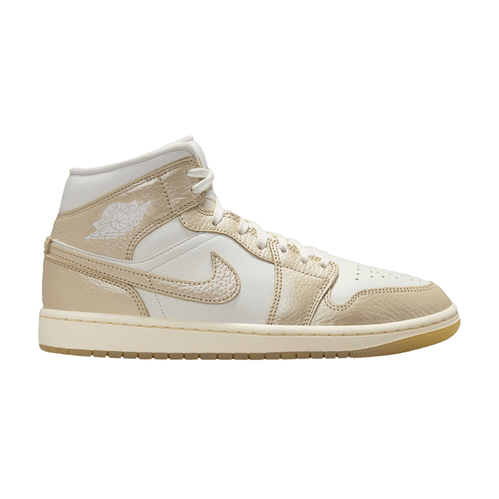 Wmns Air Jordan 1 Mid 'hoops Gold Pack'