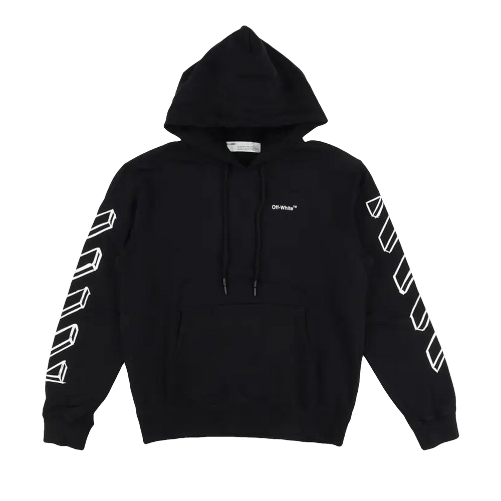 Buy Off-White 3D Marker Arrows Hoodie 'Black' - OMBB097G20FLE002