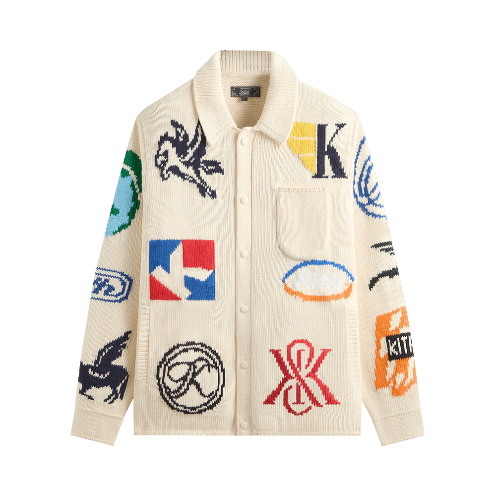 Buy Kith Chunky Knit Ginza Cardigan 'Sandrift' - KHM033159 104 | GOAT