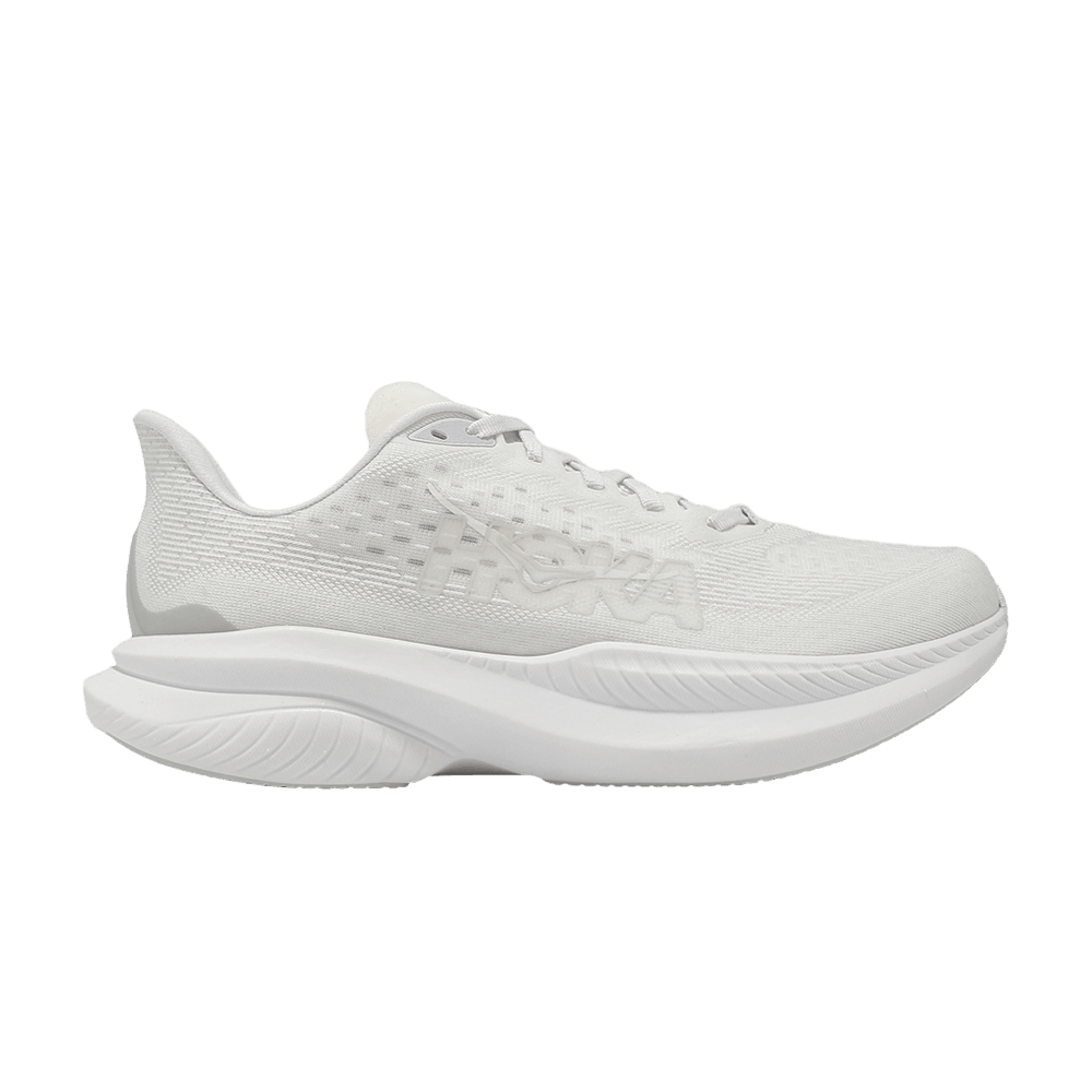 Hoka Mach 6 Wide Triple White