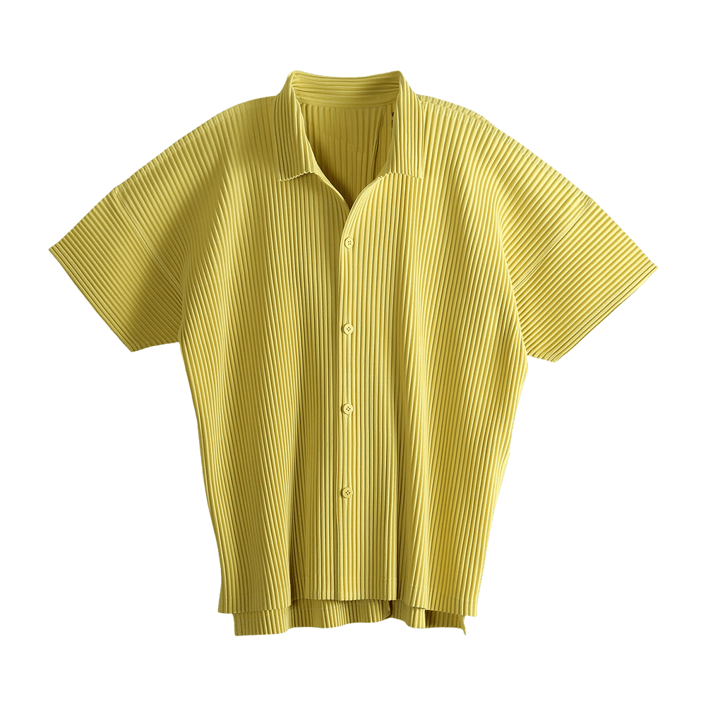 Buy Homme Plissé Issey Miyake MC July Open Collar Shirt