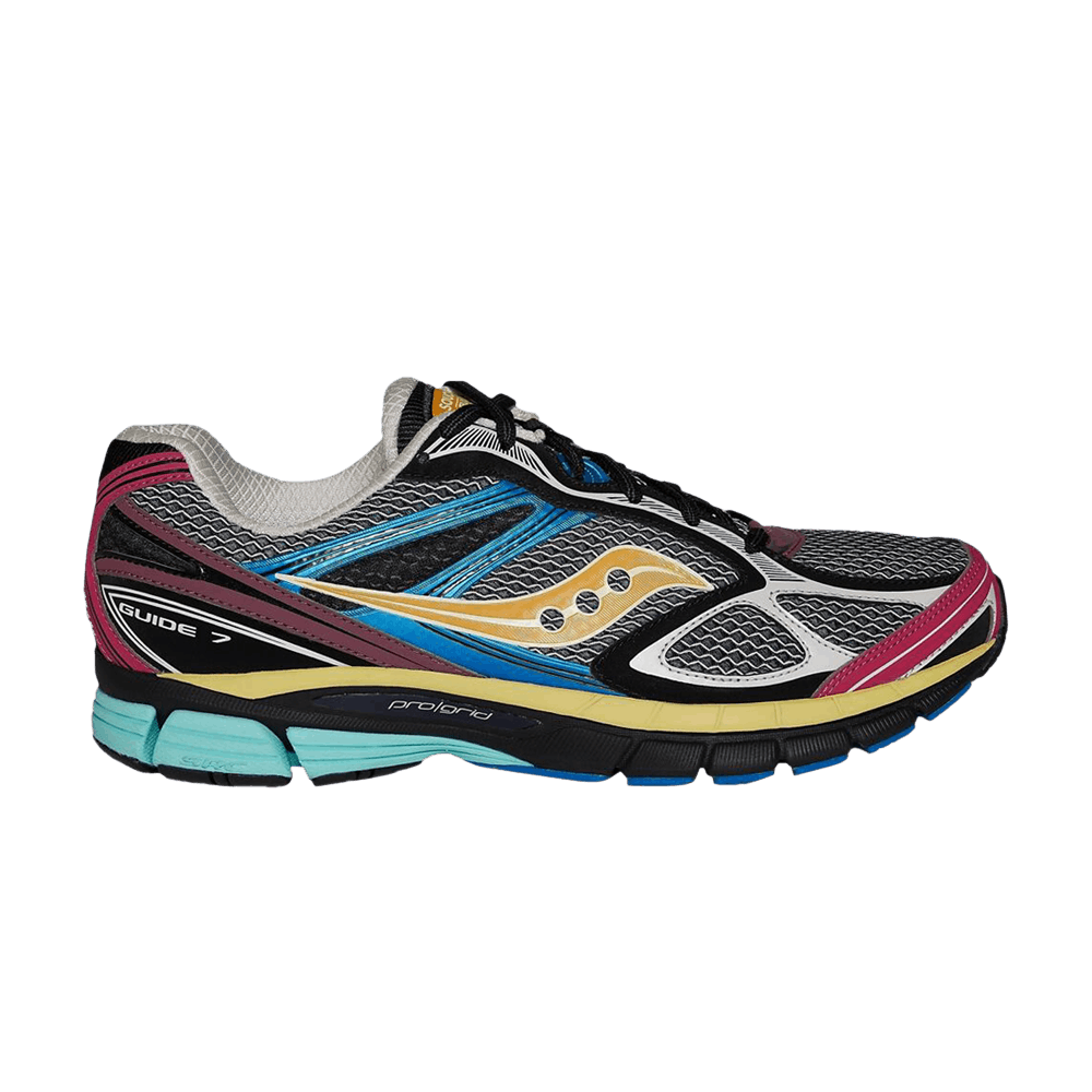 Saucony ProGrid Guide 7 'Multi-Color Black' Foot Locker Exclusive