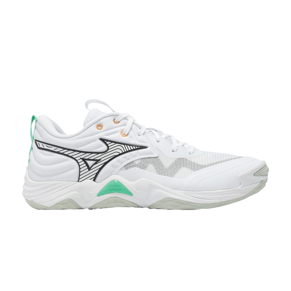 Buy Mizuno Wave Momentum Elite 'White Black Frozen Emerald
