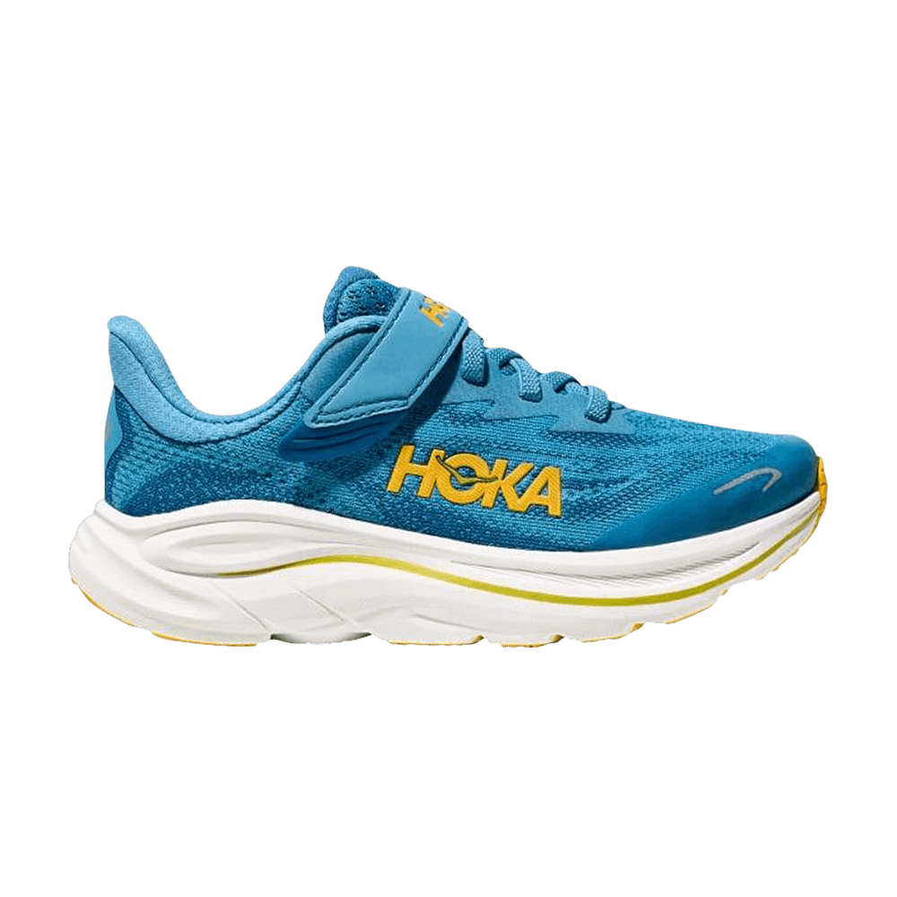Hoka Clifton 10 Little Kids Alpine Blue Foggy Night