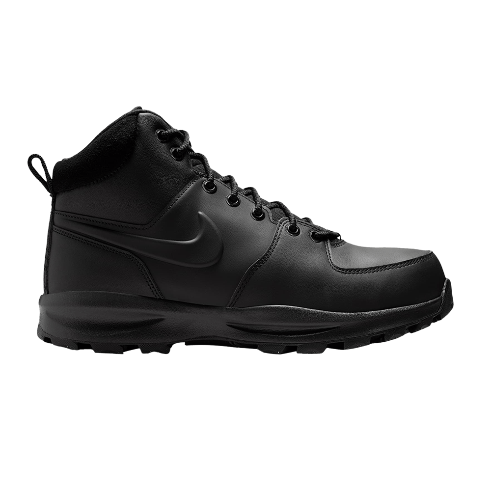 Buy Nike Manoa Leather 'Triple Black' - HF7095 001 | GOAT