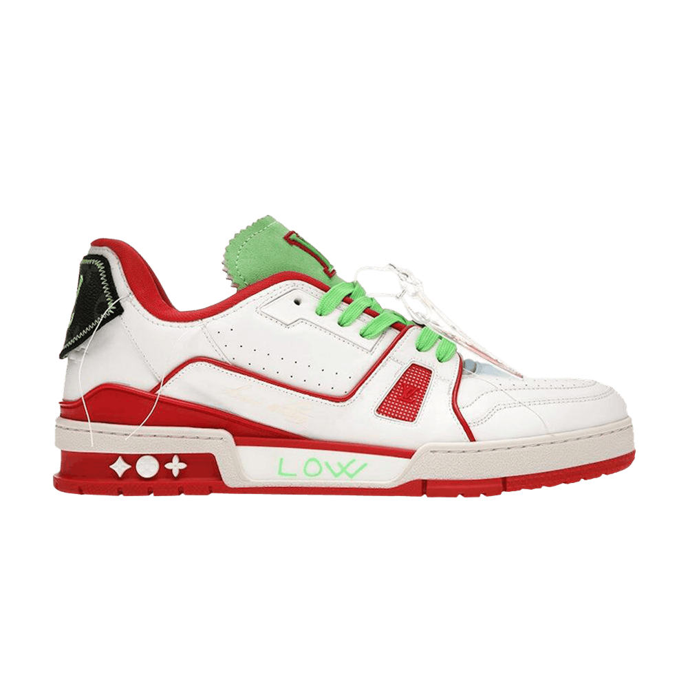 Buy Louis Vuitton Trainer 'Neon Red' - MS0241 | GOAT