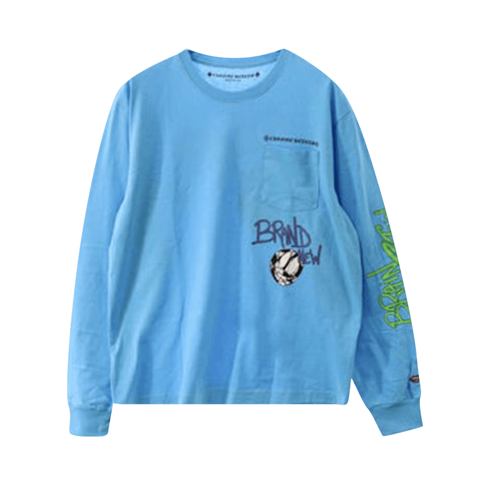 Buy Chrome Hearts x Matty Boy Brain New Long-Sleeve T-Shirt 'Blue