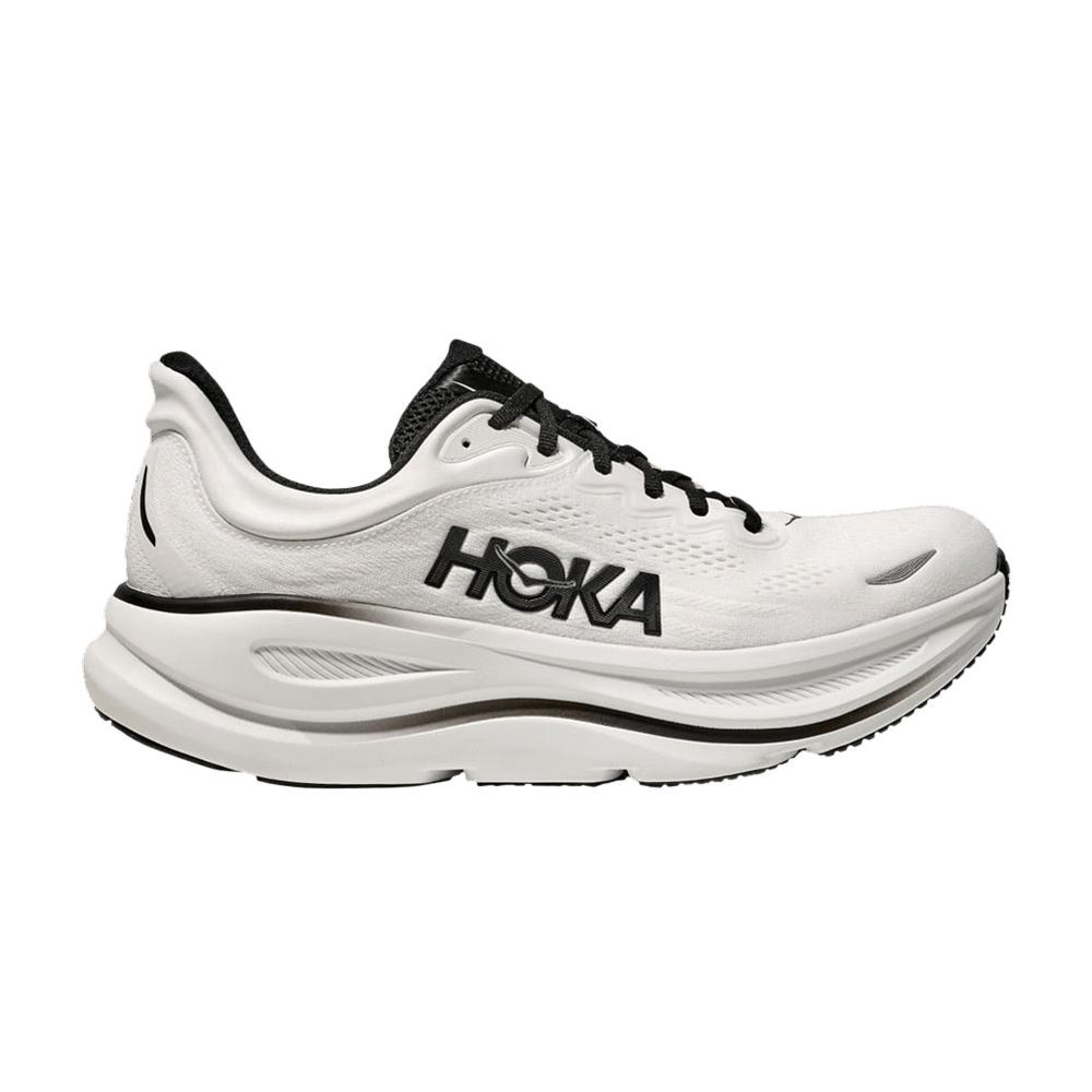 Hoka Bondi 9 White Black