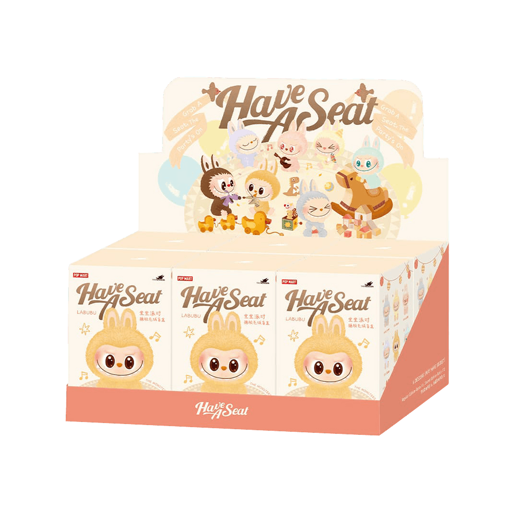 Labubu The Monters Have A Seat セット6個 Pop Mart Labubu The Monsters Have a Seat Vinyl Plush Sealed