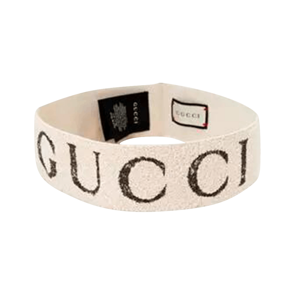 Buy Gucci Logo Headband 'White' - 491820 3G133 9060 | GOAT