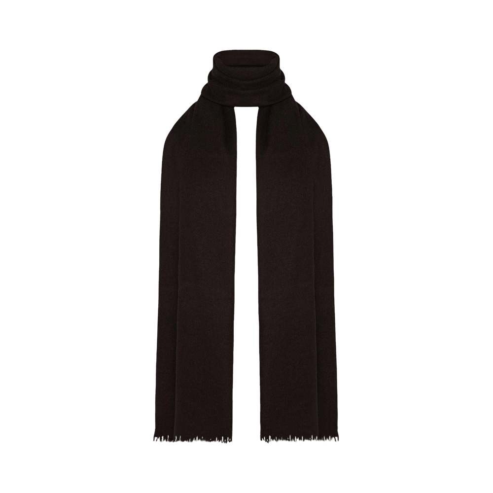 Buy The Row Lentia Scarf 'Dark Brown' - 9099 P98 DBR | GOAT