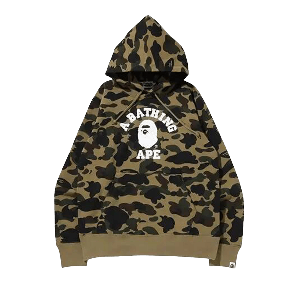 Buy BAPE 1st Camo Pullover Hoodie 'Green' - 1L80 214 007