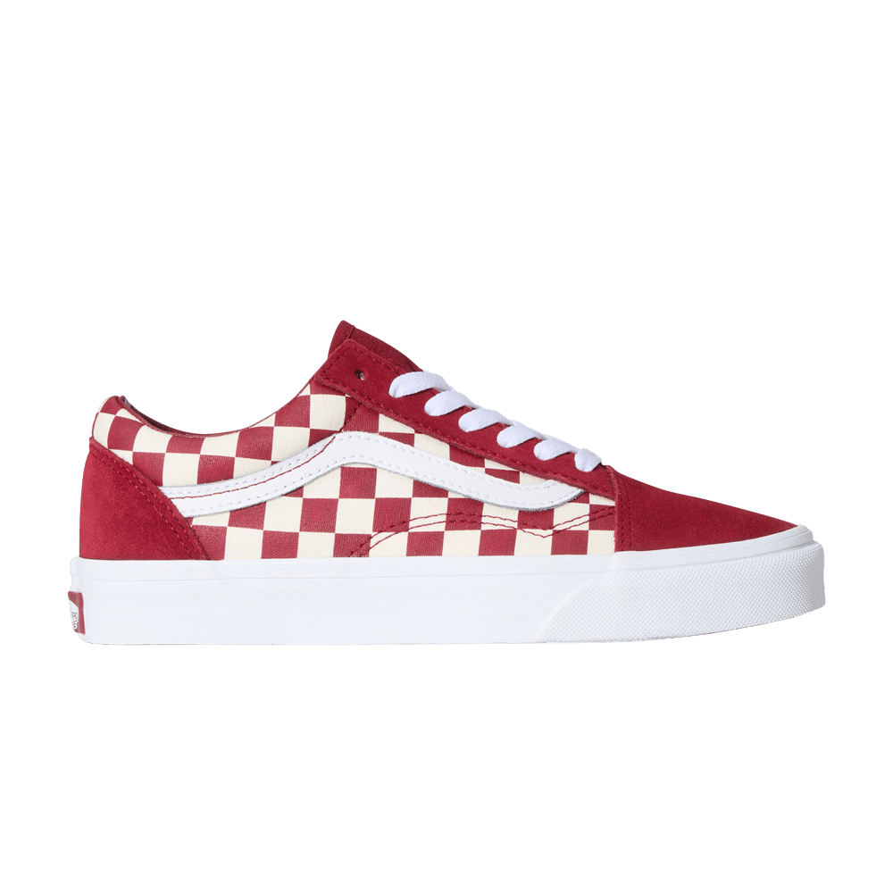 Vans Old Skool Checkerboard - Red