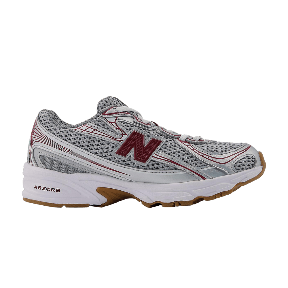 Buy New Balance 740 Bungee Lace Little Kid 'Silver Metallic