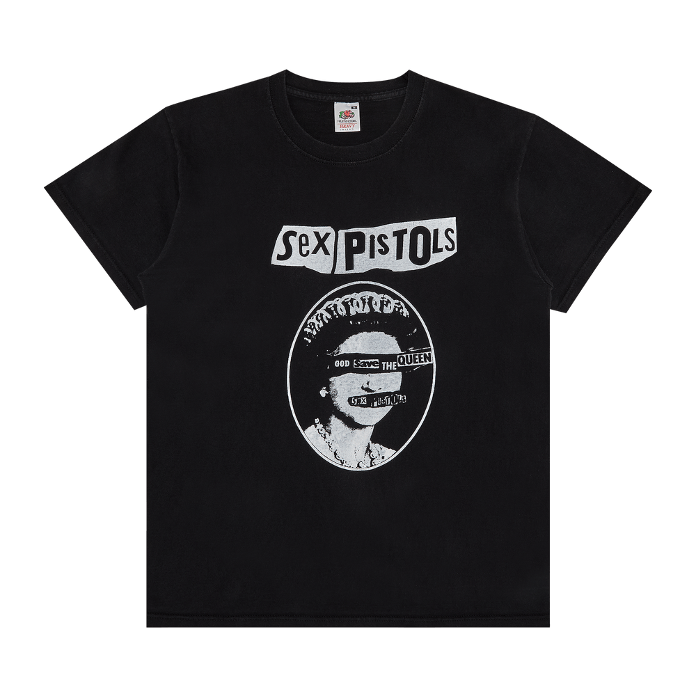 Buy Vintage 90s Sex Pistols God Save The Queen Tee 'Black