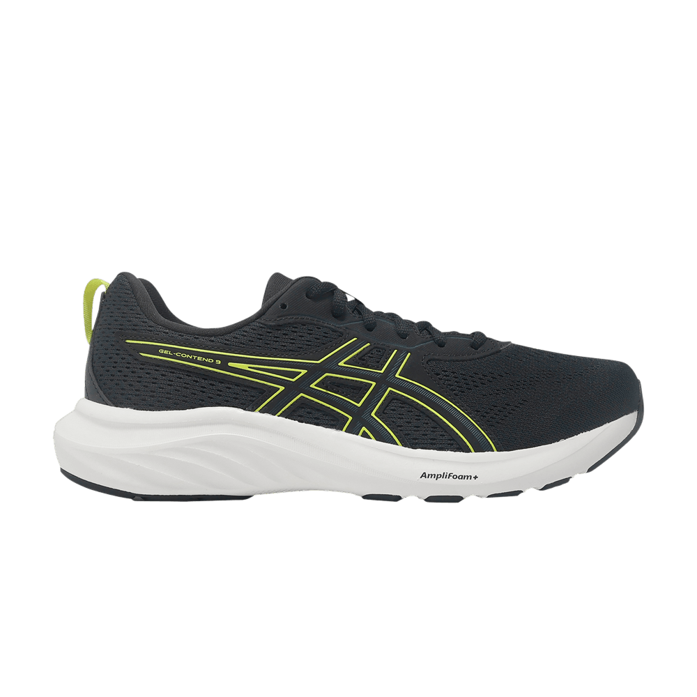 Asics Gel Contend 9 Extra Wide Black Citron