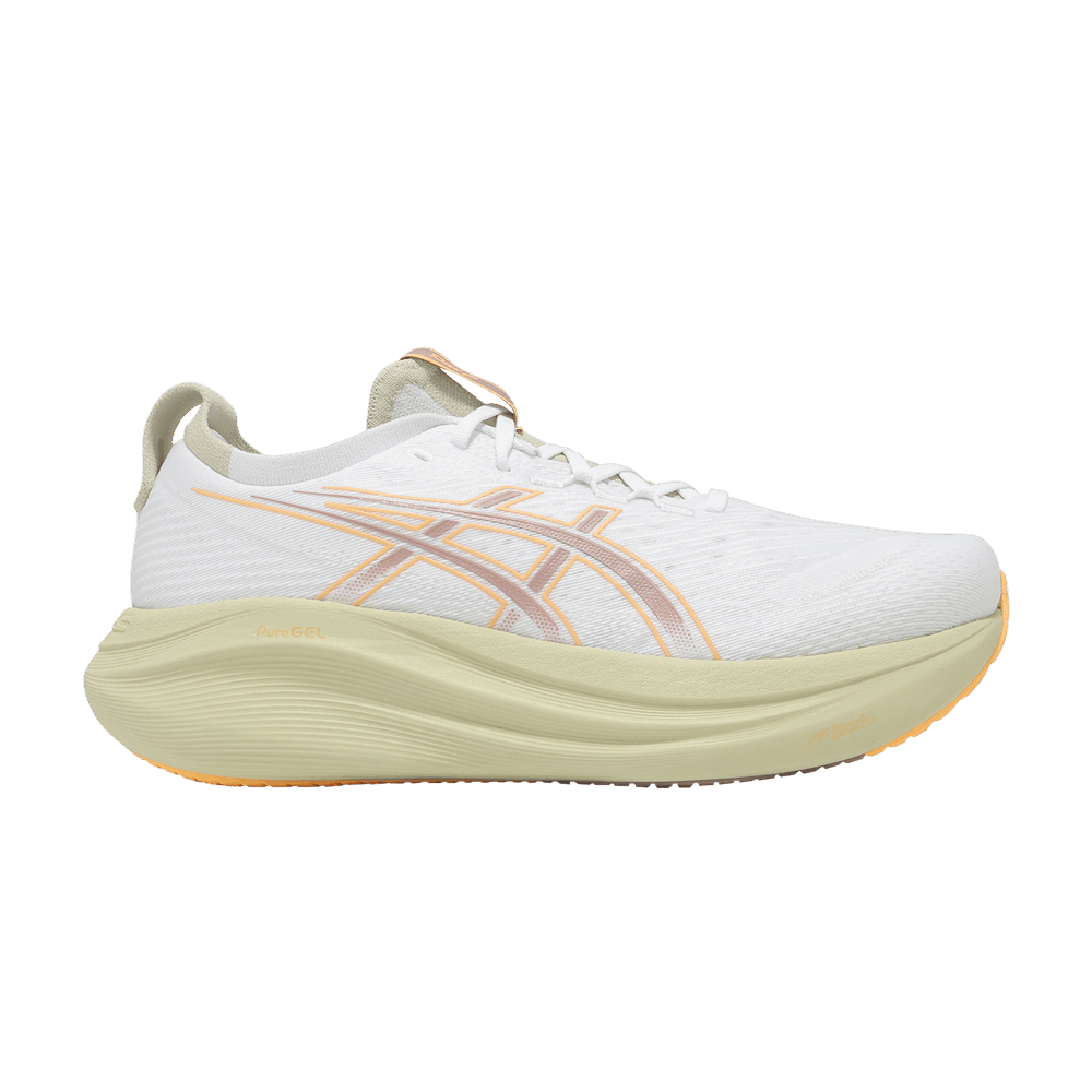 Asics Gel Nimbus 27 Wide White Fawn