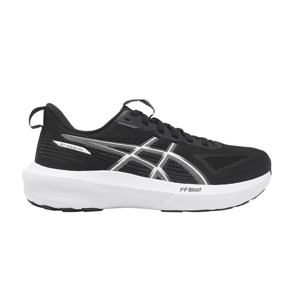 Asics Wmns GT 1000 14 Wide 'Black White'