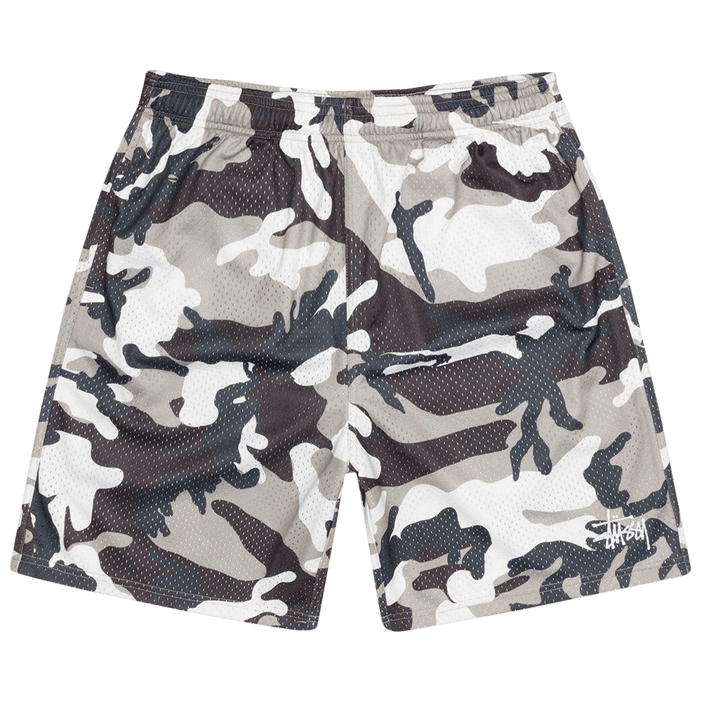Buy Stussy Basic Mesh Short 'Snow Camo' - 112335 SNOW | GOAT