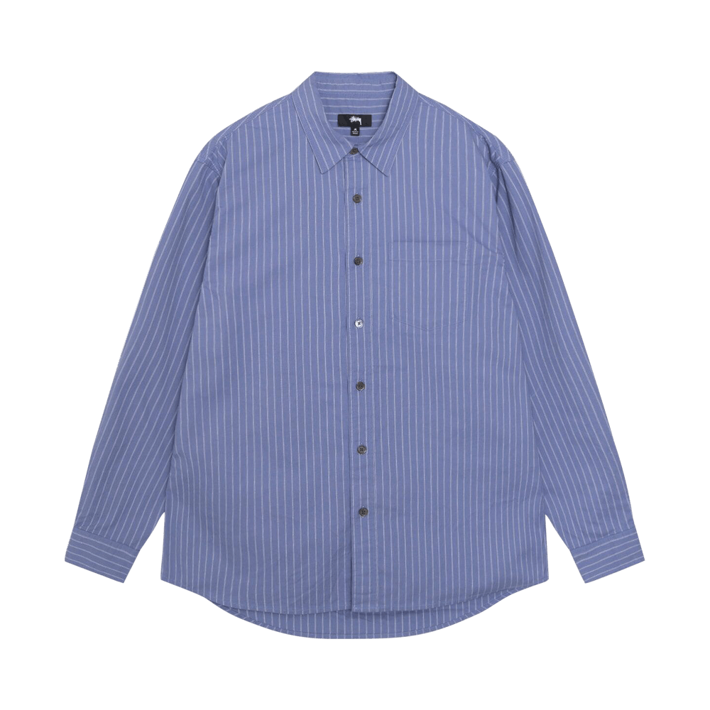トップス Stussy Union oxford paisley shirt XL Buy Stussy Oxford Shirt 'Blue Stripe' - 1110364 BLUE | GOAT