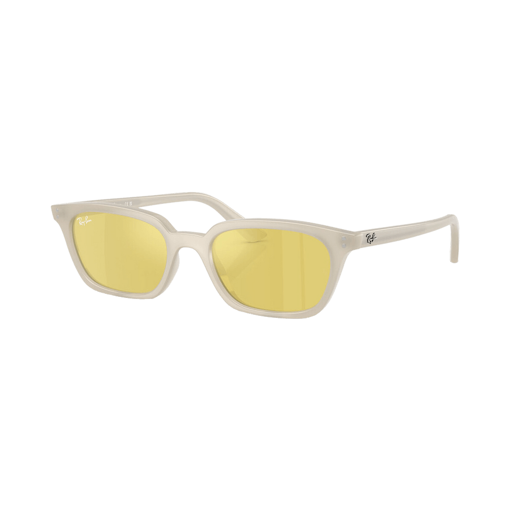 Buy Ray-Ban Zaya Bio-Based Sunglasses 'Polished Cloudy Warm White