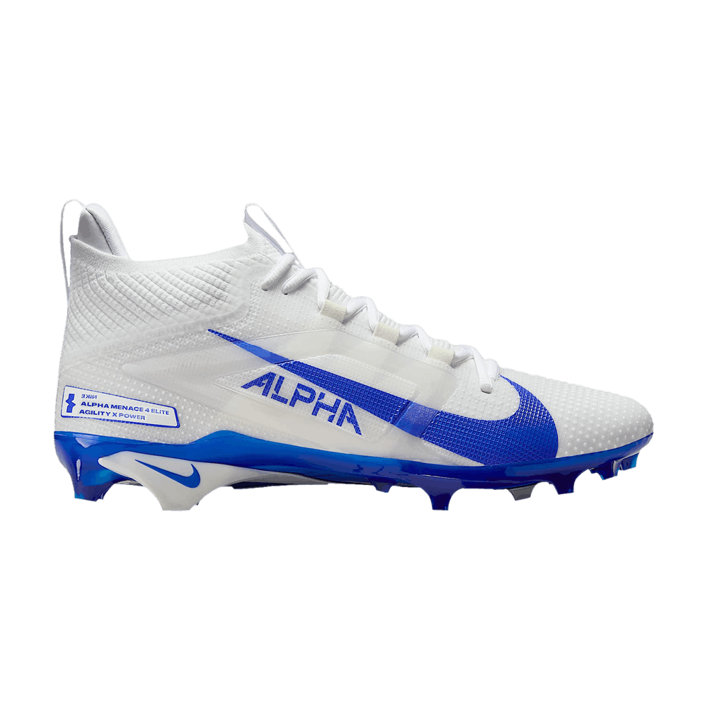 Buy Nike Alpha Menace 4 Elite 'White Hyper Royal' - FD7036 103