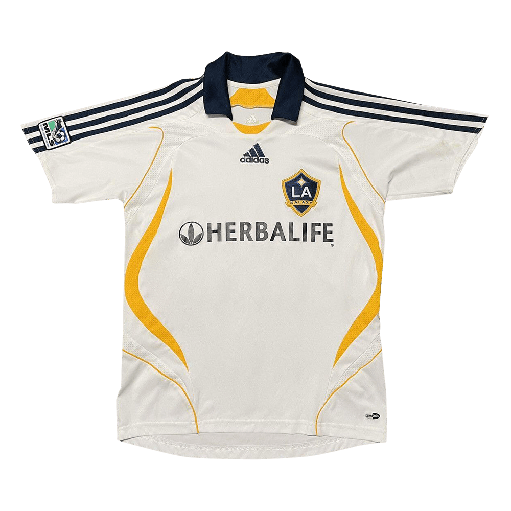 00s adidas \"ベッカム LA GALAXY\" ADIDAS LA GALAXY MLS 2009 BECKHAM LS LONG FORMOTION XL