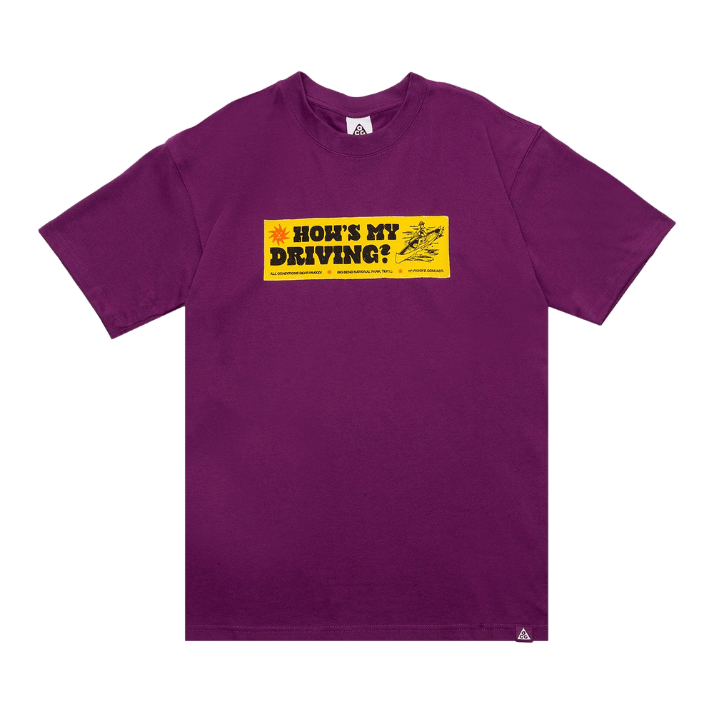 Buy Nike ACG Canoe Sticker Tee 'Purple' - HV1294 505 | GOAT