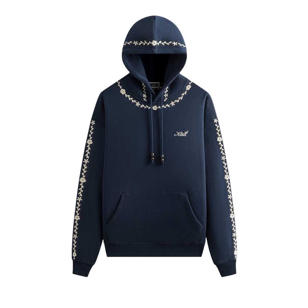 Buy Kith Artisanal Floral Nelson Hoodie 'Nocturnal' - KHM033319
