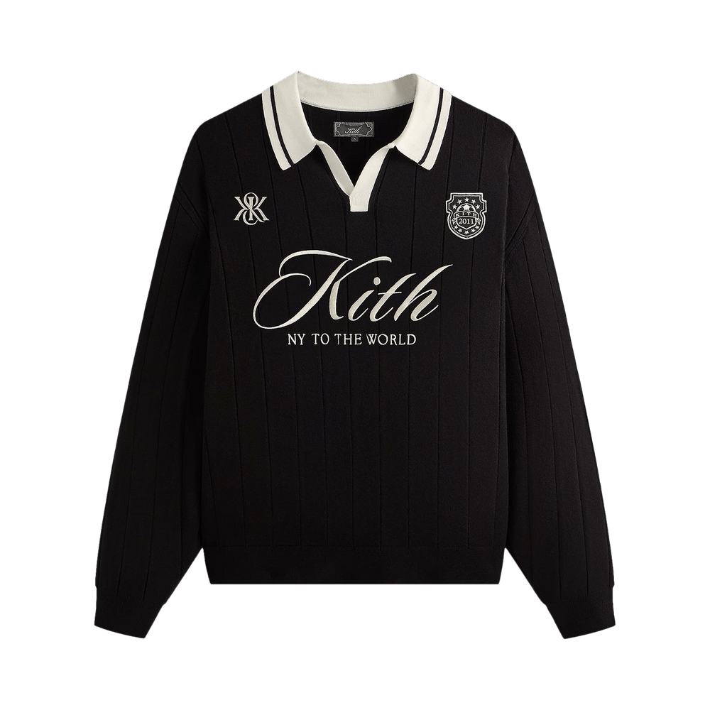 Kith Rugby Pullover Sweater Black Price in India | Culture Circle