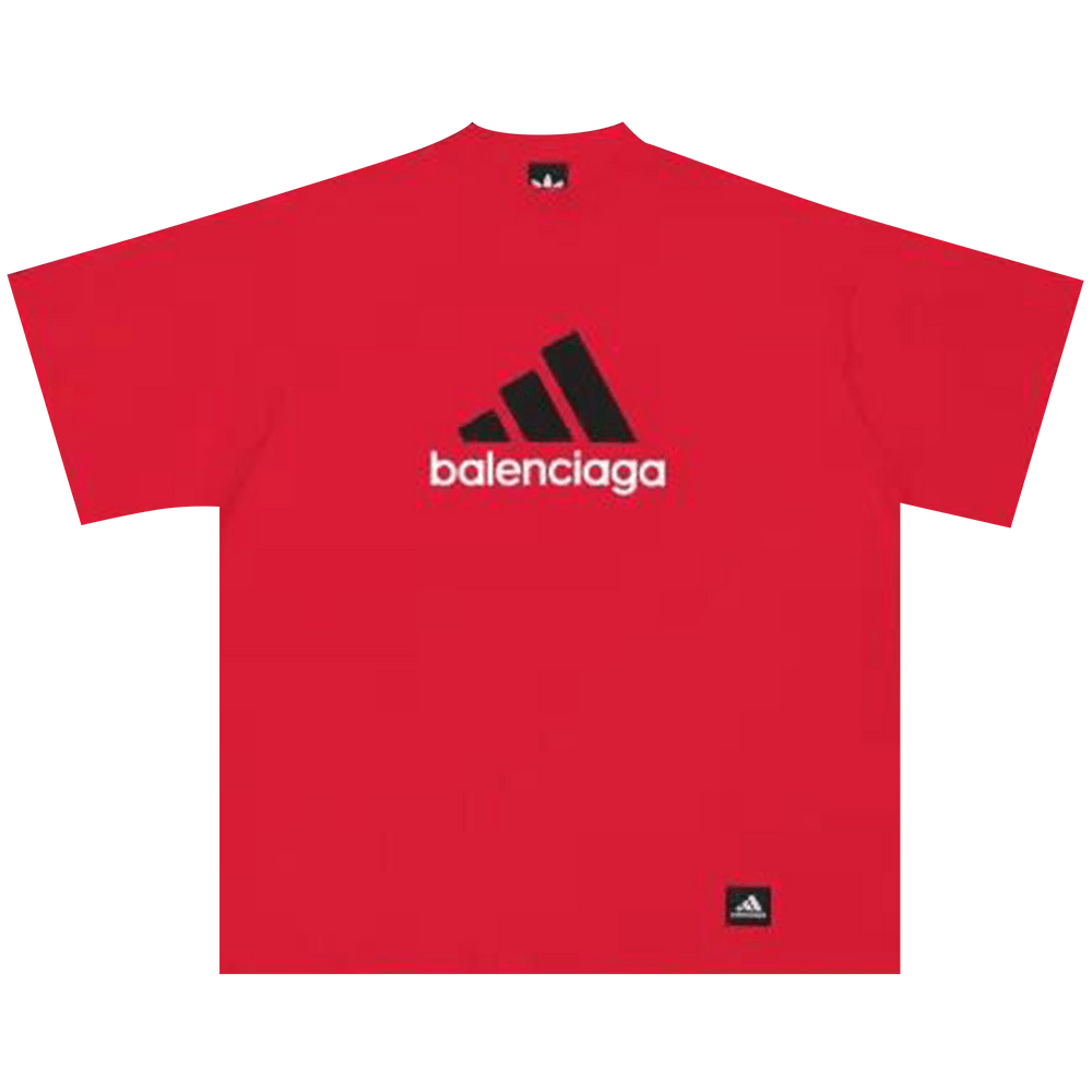 Buy Balenciaga x adidas Oversized T-Shirt 'Red' - 712398 TNVA6