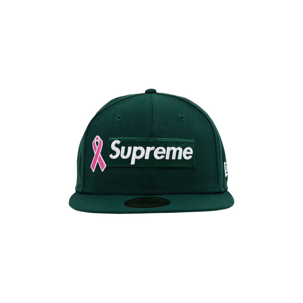 Supreme Breast Cancer Box Logo New Era緑 Buy Supreme New Era Breast Cancer Awareness Box Logo 'Dark Green
