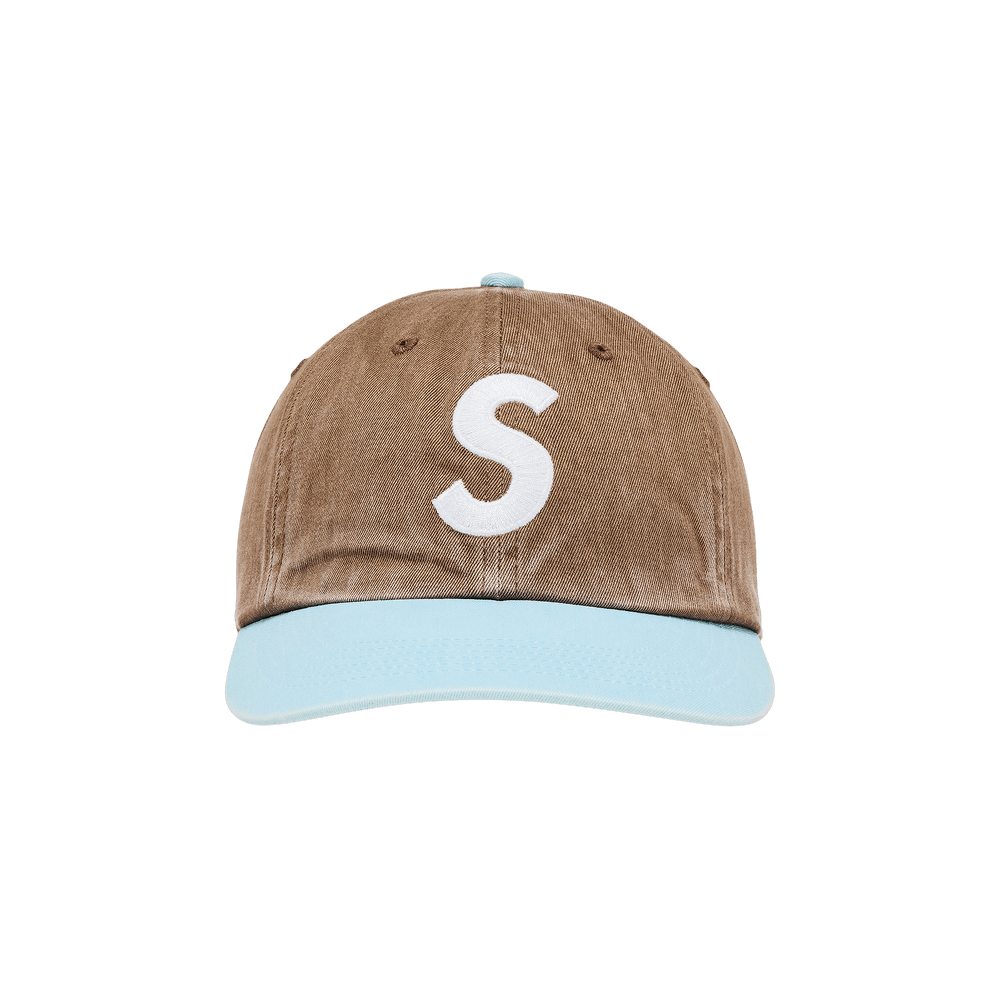 Buy Supreme Pigment Coated 2-Tone S Logo 6-Panel 'Brown' - FW25H21